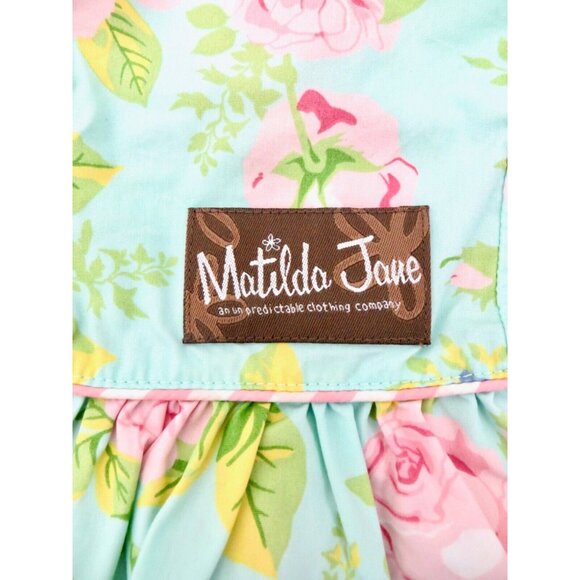 NEW! Matilda Jane Floral Ruffle Pants Pink Green SZ 2 Toddler - Picture 5 of 6